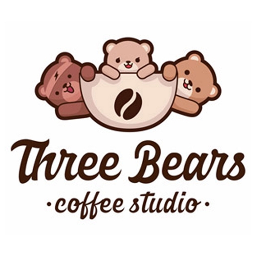 Three Bears Coffee Studio logo