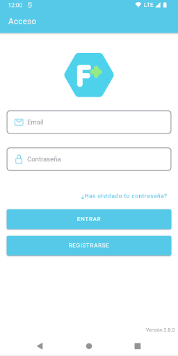 Android application Farmacia F+ screenshort
