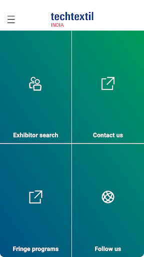 Android application Techtextil India screenshort