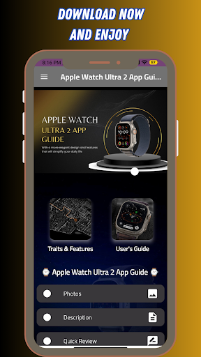 Android application Apple Watch Ultra 2 App Guide screenshort