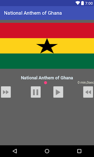 Android application National Anthem of Ghana screenshort