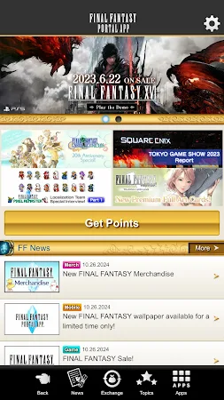 Game screenshot FINAL FANTASY PORTAL APP mod apk