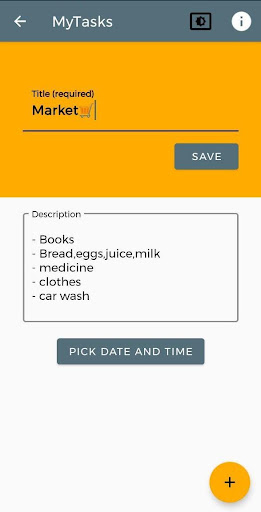 My Tasks Screen 2