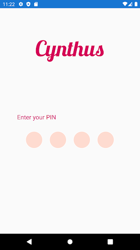 Android application CynthusBiz screenshort