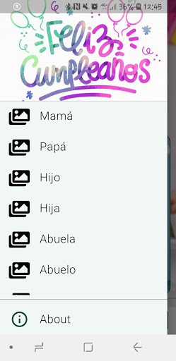 CUMPLEAÑOS FAMILIARES Y AMIGOS