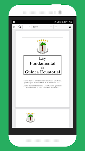 Android application Ley Fundamental de Guinea screenshort