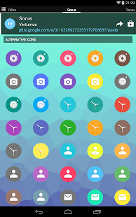 Sorus - Icon Pack Captura de pantalla