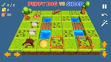 Puppy Dog vs Sheep - Funny Sokoban Gameのおすすめ画像3