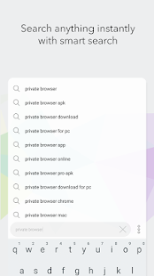 Private Browser - Fast VPN Incognito Browser Screenshot