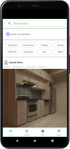 Android application Capp - Économie circulaire screenshort