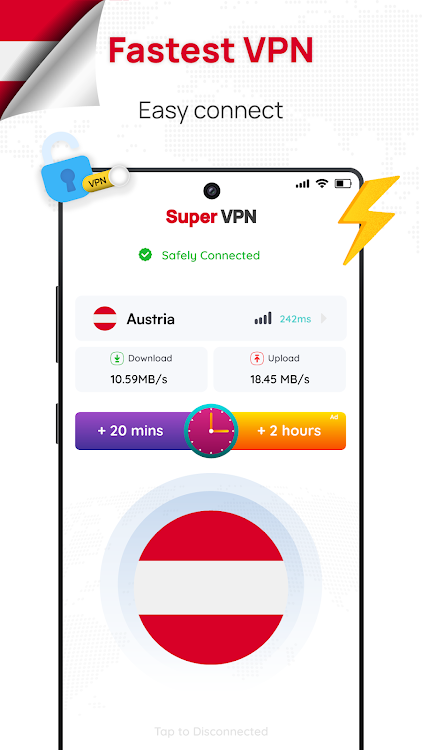 Austrian VPN: Get Austria IP - New - (Android)