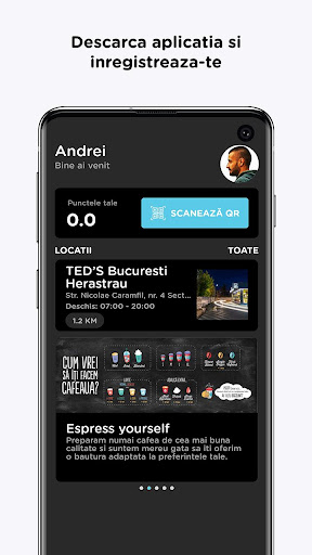 Android application TED'S Coffeedelity screenshort