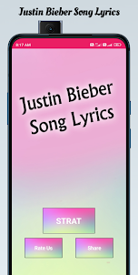 Justin Bieber Song Lyrics