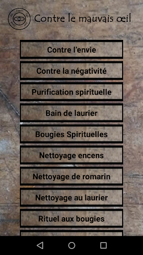 Aperçu de l'application