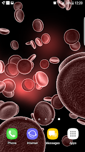 Blood Cells 3D Live Wallpaper Tangkapan layar