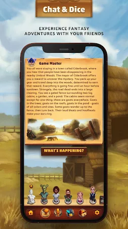 Game screenshot Dungeon Realms: Chat & Roll hack