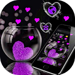 Cover Image of डाउनलोड Pink Love Heart Theme 1.1.7 APK