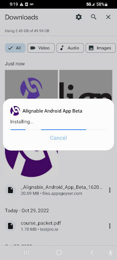 Alignable Android App Beta