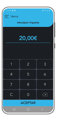 Android application Smartphone TPV screenshort