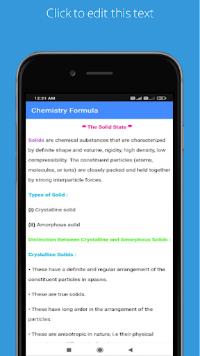 Chemistry Formula Screen 3