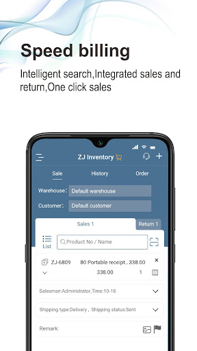 Inventory Stock management ZJ Screen 2