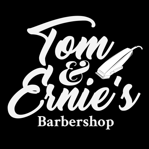 Tom & Ernies Barbershop logo