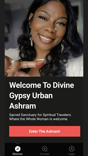 Android application Divine Gypsy Urban Ashram screenshort