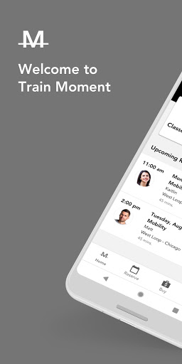 Android application TRAIN MOMENT screenshort