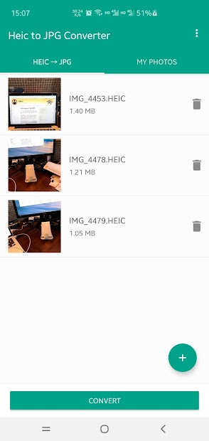 Imágen 3 Heic to JPG/PNG/WEBP Converter android