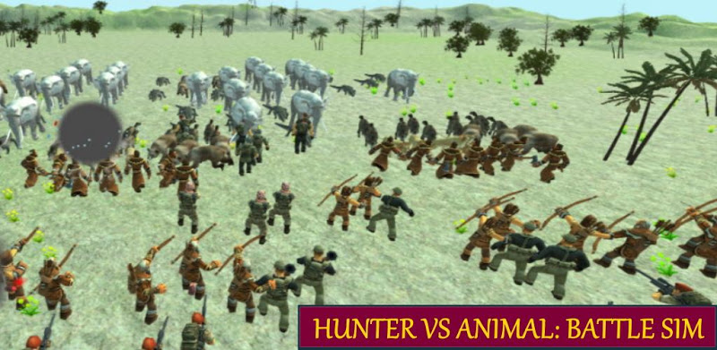 Hunter vs Animal War Simulator