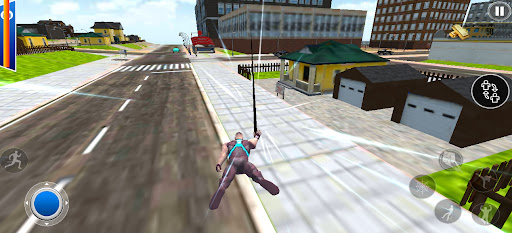 Android application Spider Rope: Super Hero City screenshort