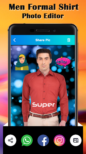 Men Formal Shirt Photo Suit Editor