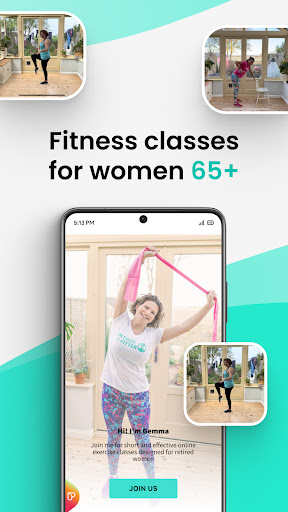 Android application Retired & Fitter screenshort