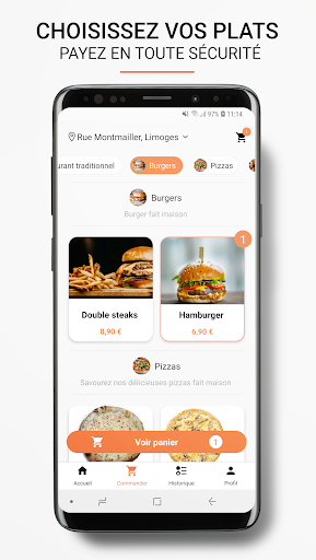 Android application Fast Mouv screenshort