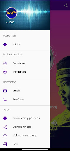 Android application La 1808 Radio screenshort