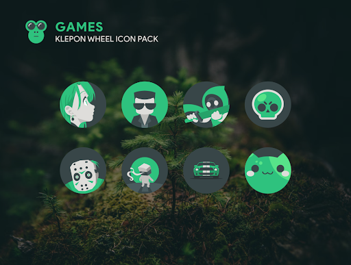 Klepon Wheel: Dark Icon Pack Screen 2