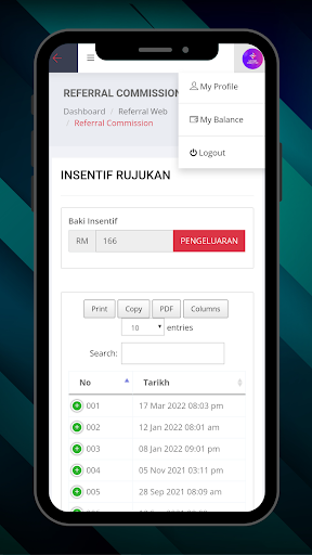 BeONE Dealer Screen 3