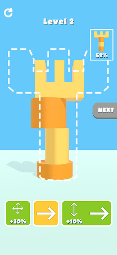 Android application Match Size screenshort