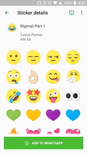 Bigmoji - WAStickerApp Screen 3