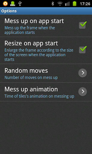 Fifteen Puzzle Screen 3