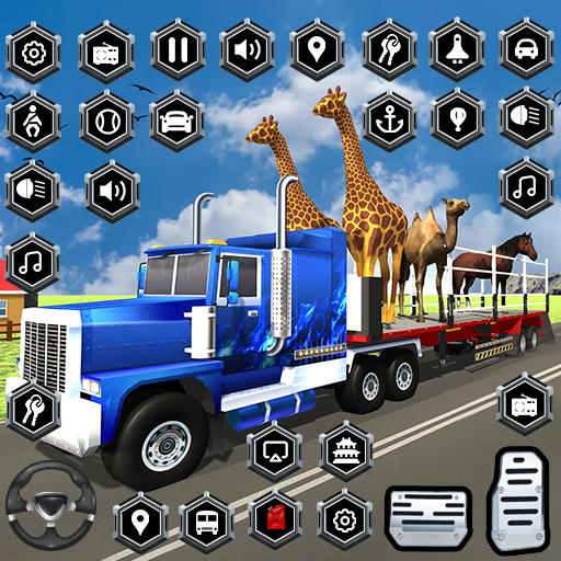 Animal Transporter Truck Game logo
