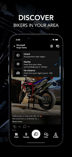 Ride With Me - Motorcycle App Screen 2
