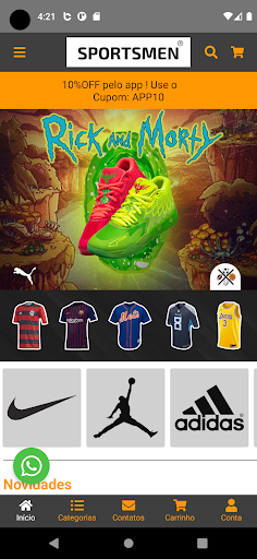 Android application SportsMen screenshort