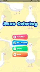 Goose coloring game