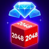 Chain Cube 2048: 3D Merge Game icon