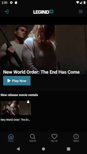 Android application LEGIND+ screenshort