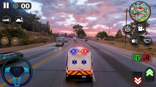 Simulateur de jeu d'ambulance
