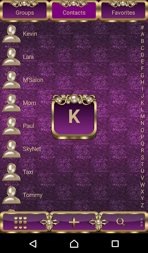 Virgin Mary Lilac Dialer theme Screen 3