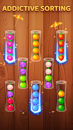 Game screenshot ボールカラーソートウッディパズル apk download