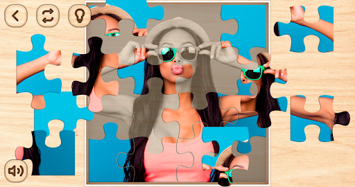 Beautiful Girls Adult Puzzles Screen 3